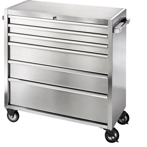 stainless steel tool box on wheels